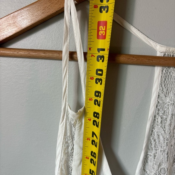 NWT Millau LF Women White Lace Tank Top in size XS. long length - Picture 9 of 9